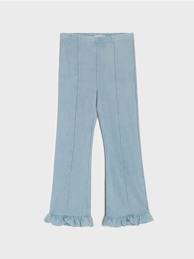 Sinsay - Colanți evazați - albastru