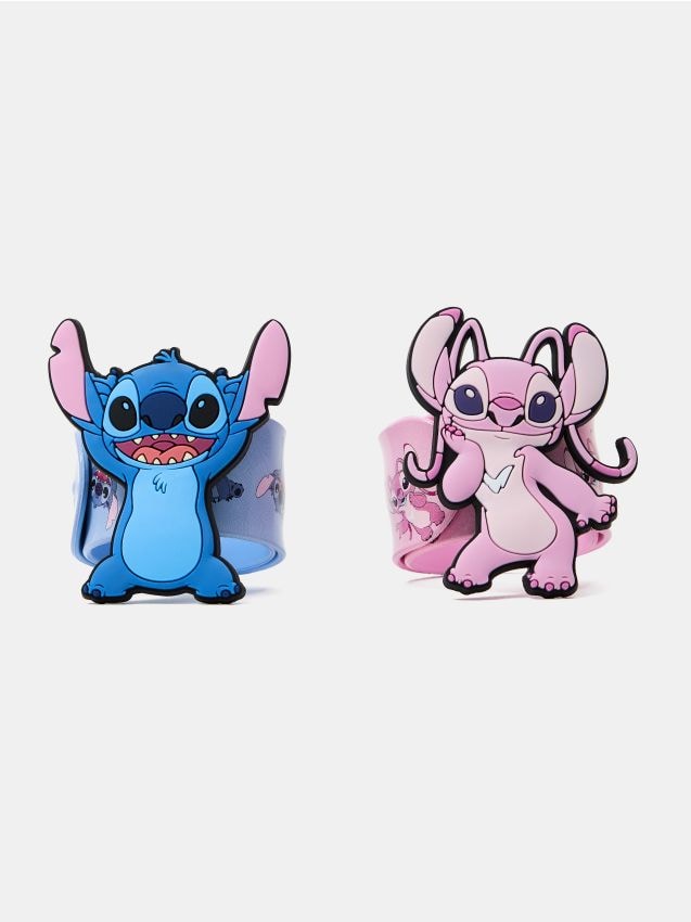 Sinsay - Silikonske samozatvarajuće narukvice s 3D Stitch elementima 2 pack