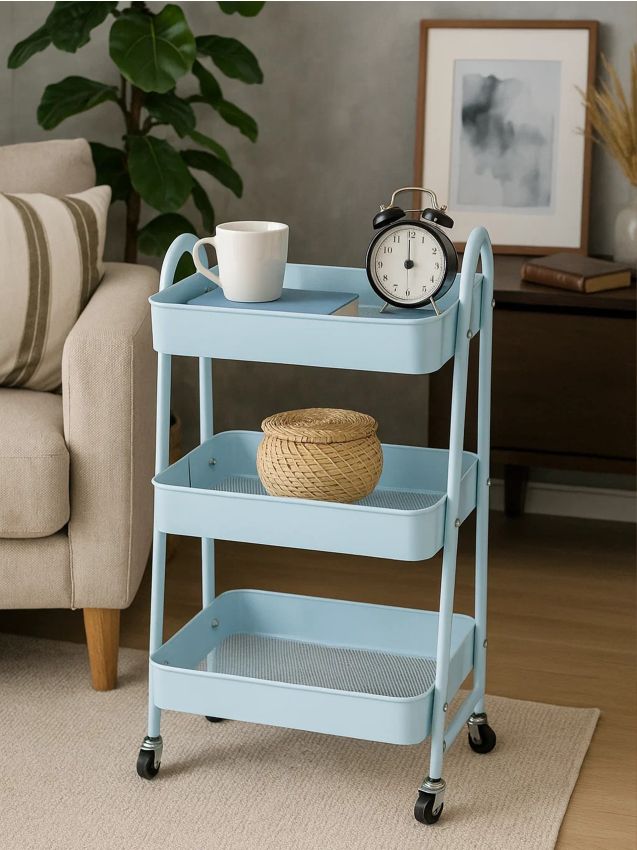 Sinsay - Regál na kolieskach - svetlomodrá