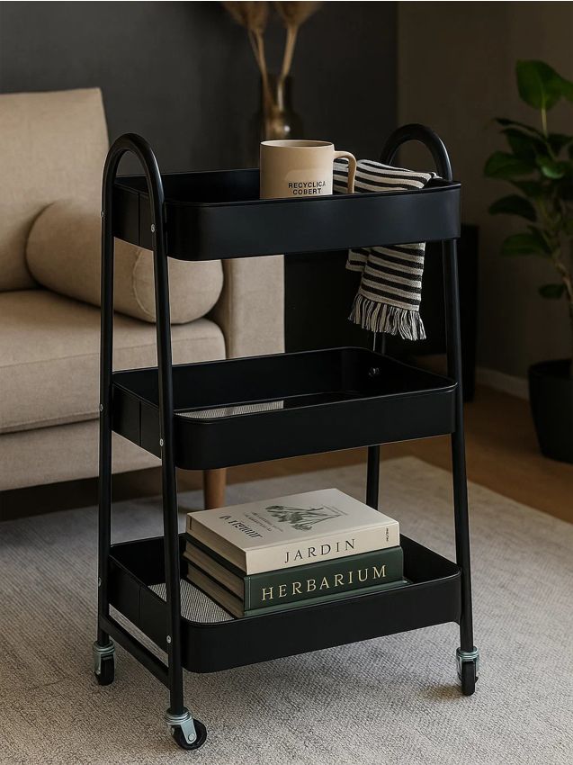 Sinsay - Regál na kolieskach - čierna