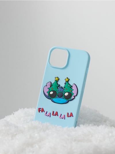 Božićna maska za iPhone 15 Stitch