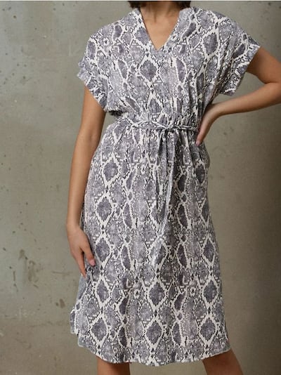 Viskozna midi obleka