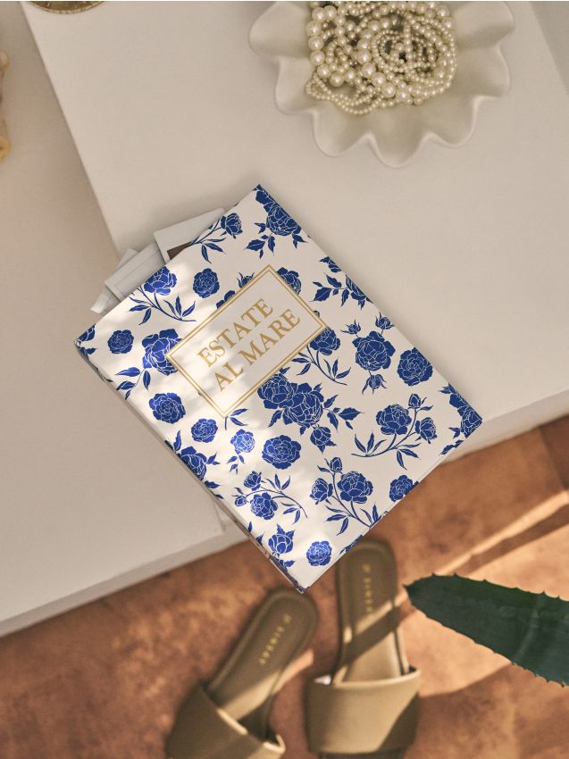 Sinsay - Album foto cu inscripția Estate Al Mare - bleumarin