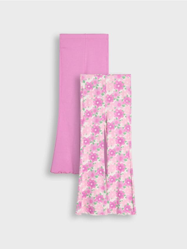 Sinsay - Colanți evazați 2 pack - multicolor