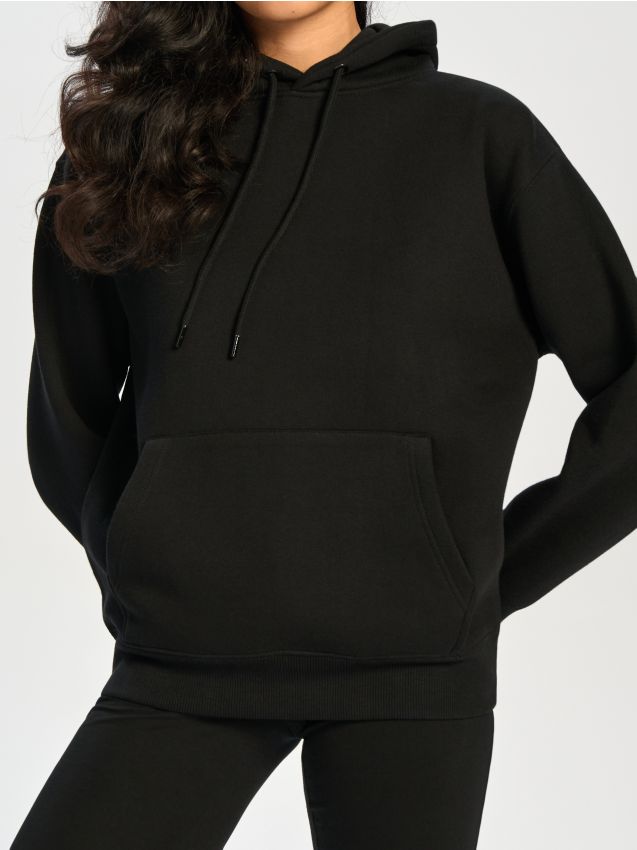 Sinsay - Mikina s kapucňou - čierna