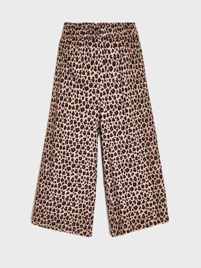 Viszkóz nadrág leopárdmintával
