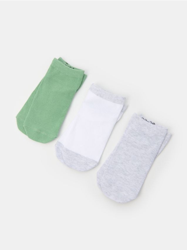 Krótkie skarpetki 3 pack - SINSAY