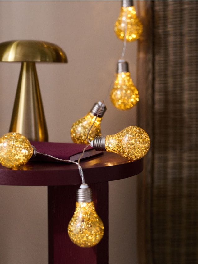 Sinsay - Vianočné LED svetielka - zlatá