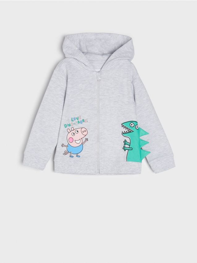 Peppa pig hotsell zip up hoodie