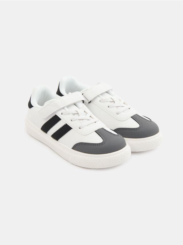 Sinsay - Pantofi sport din piele ecologică - alb