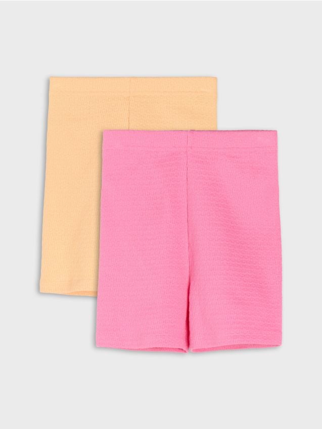 Sinsay - Colanți scurți din bumbac – set de 2 - multicolor