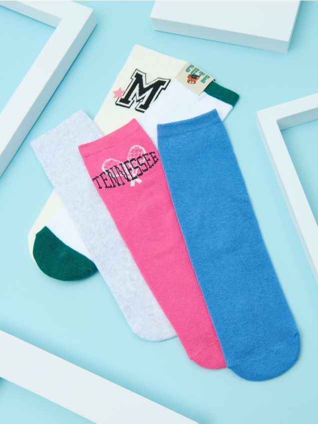 Sinsay - Set de 5 perechi de șosete - multicolor