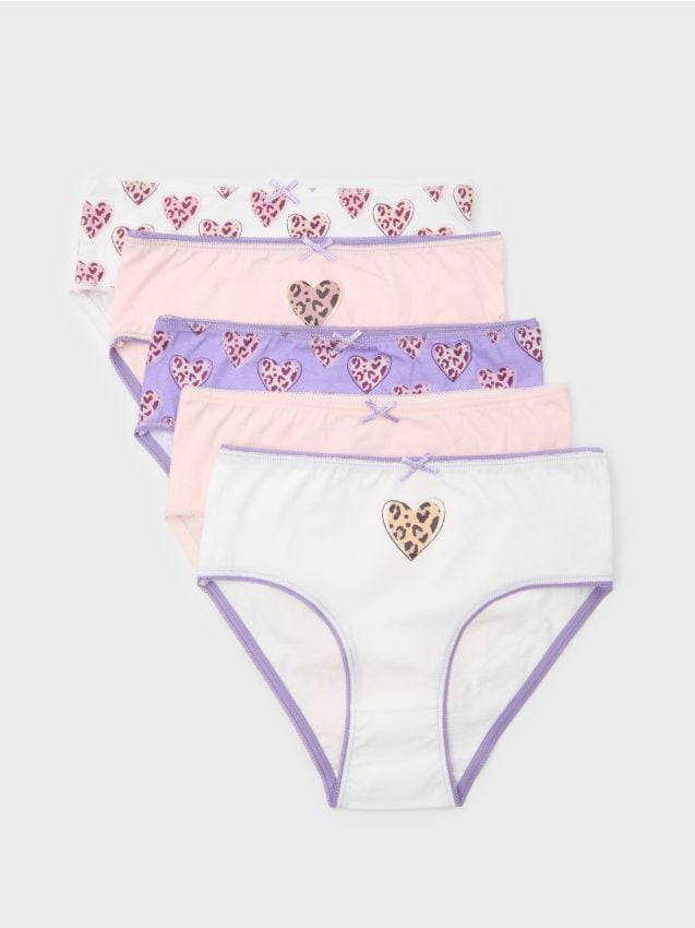 Sinsay - Bavlnené nohavičky 5 balení - viacfarebná