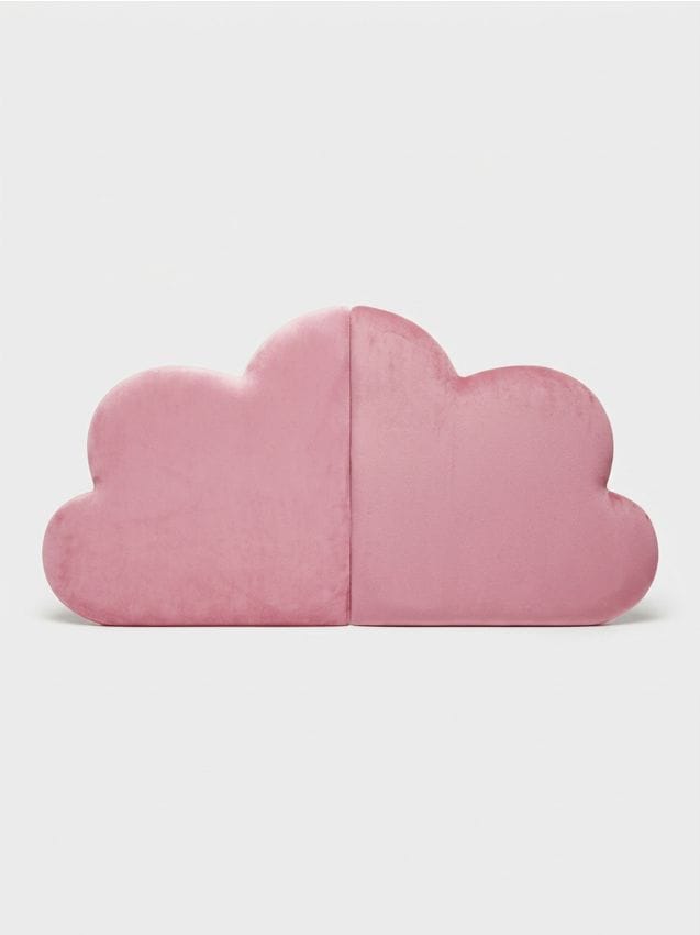 Sinsay - Panouri tapițate de perete în formă de nor 2 pack - roz-pastel