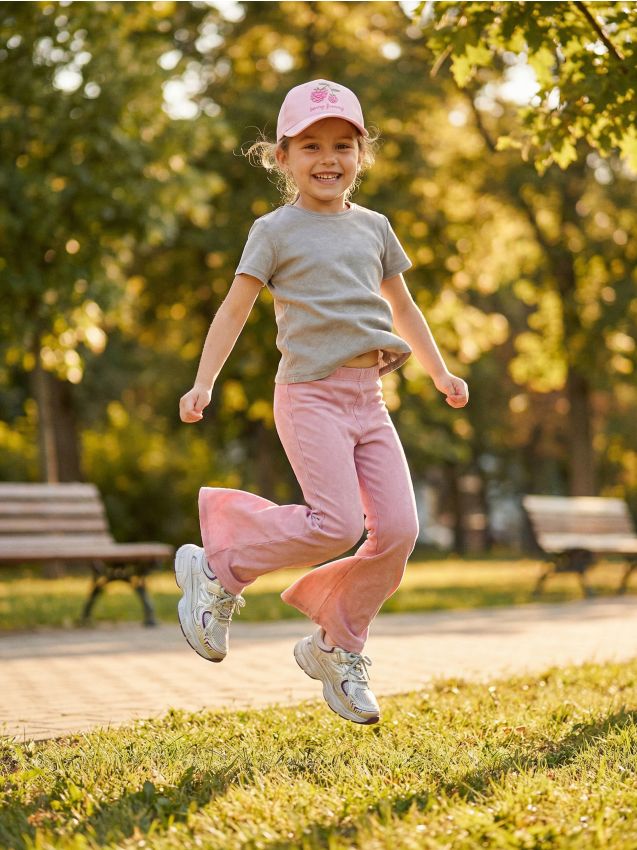 Sinsay - Colanți evazați - roz