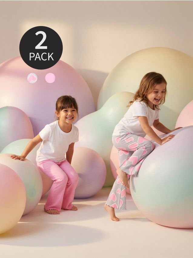 Sinsay - Colanți evazați 2 pack - multicolor