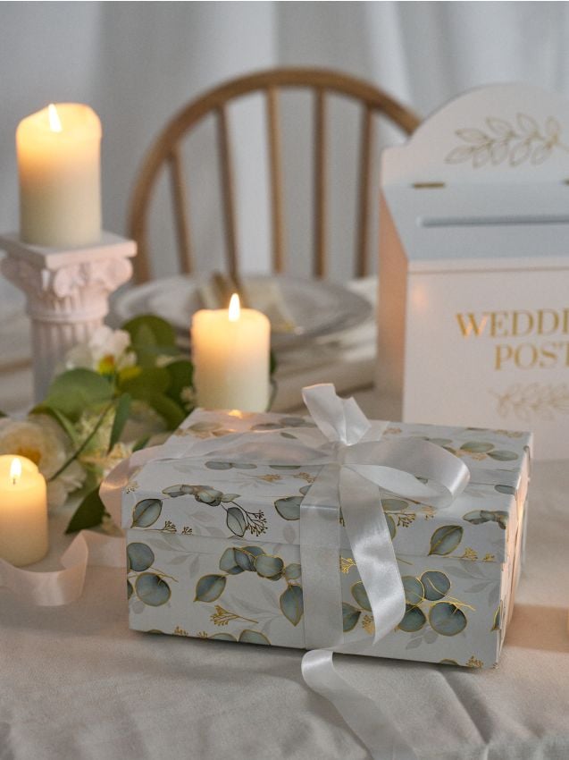 Sinsay - Cutie cadou cu motiv vegetal - multicolor