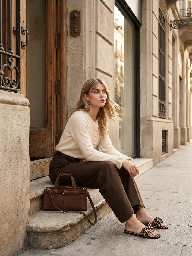 Sinsay - Cardigan cu volan de-a lungul închiderii - bej