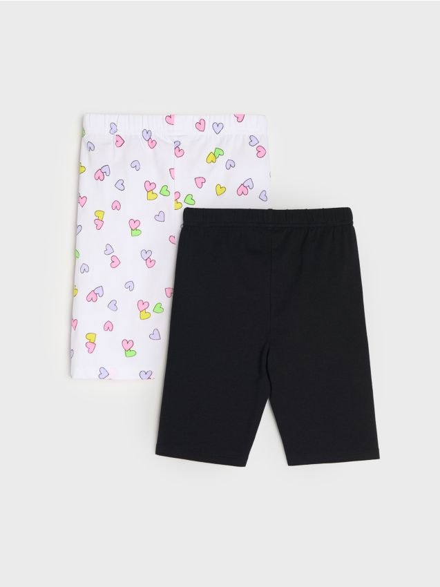 Sinsay - Colanți scurți 2 pack - multicolor