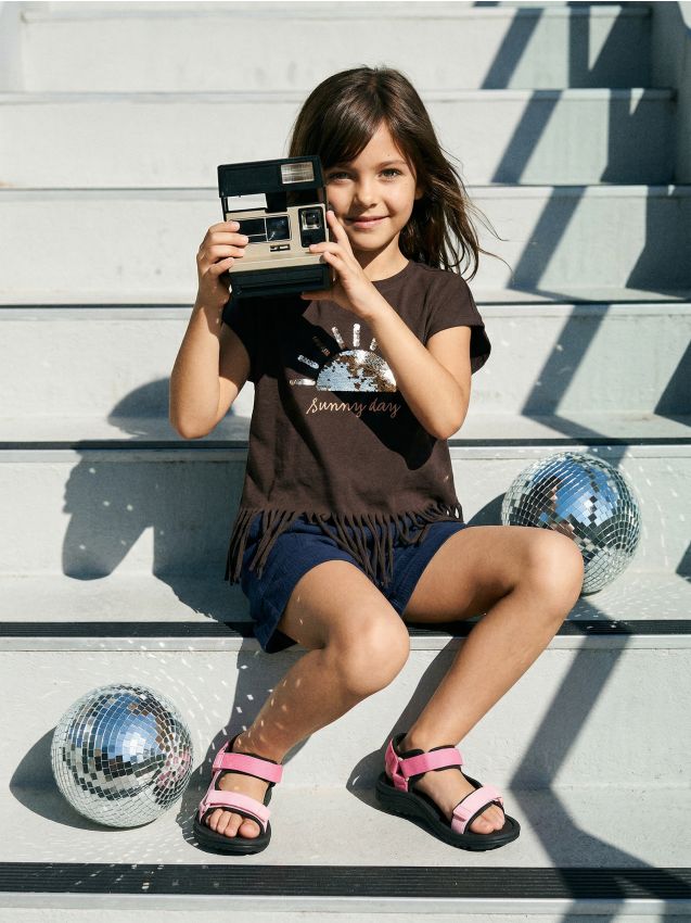 Sinsay - Șorturi tricotate - bleumarin