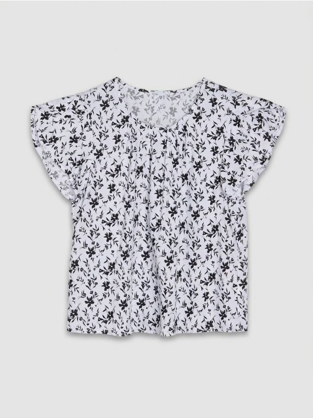 Sinsay - Bluză tip cămașă din viscoză cu imprimeu floral - multicolor