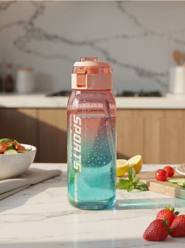 Sinsay - Sticlă cu scară motivațională - roz