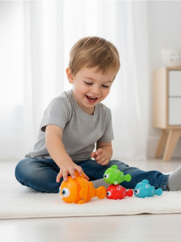 Sinsay - Pești magnetici cu baterii – pachet 4 buc. - multicolor