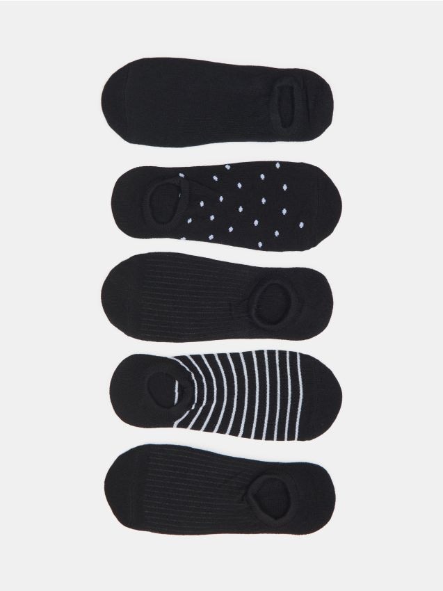 Sinsay - Șosete 5 pack - negru