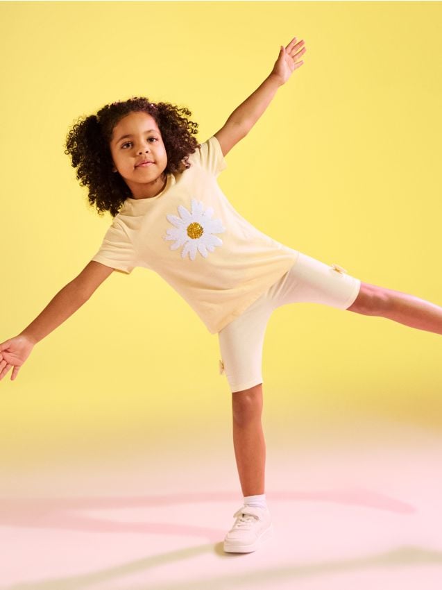 Sinsay - Colanți scurți din bumbac – set de 2 - multicolor