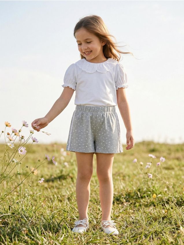 Sinsay - Pantaloni scurți de trening din bumbac pull-on - gri deschis