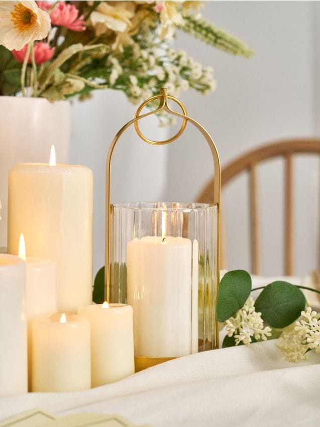 Sinsay - Sfeșnic decorativ tip lanternă - auriu