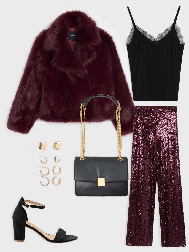 Sinsay - Súprava 4 párov náušníc - zlatá