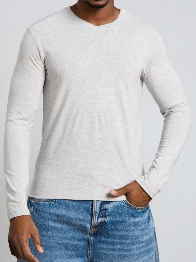 Sinsay - Tricou din bumbac basic - gri deschis
