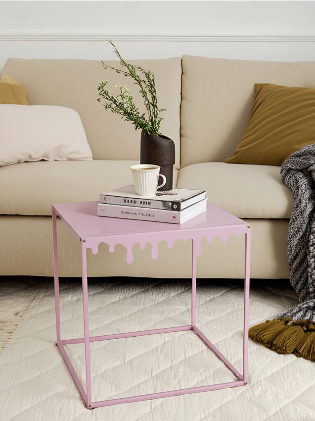 Sinsay - Măsuță Metalică - roz-pastel