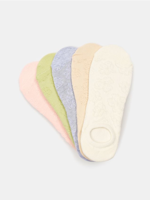 Sinsay - Set de 5 perechi de șosete cu conținut ridicat de bumbac - multicolor