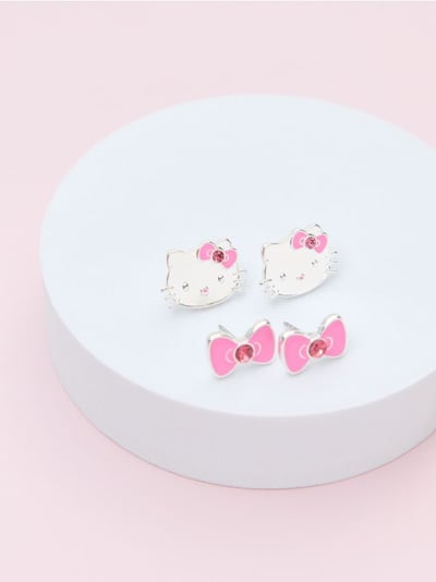 Náušnice Hello Kitty 2 ks