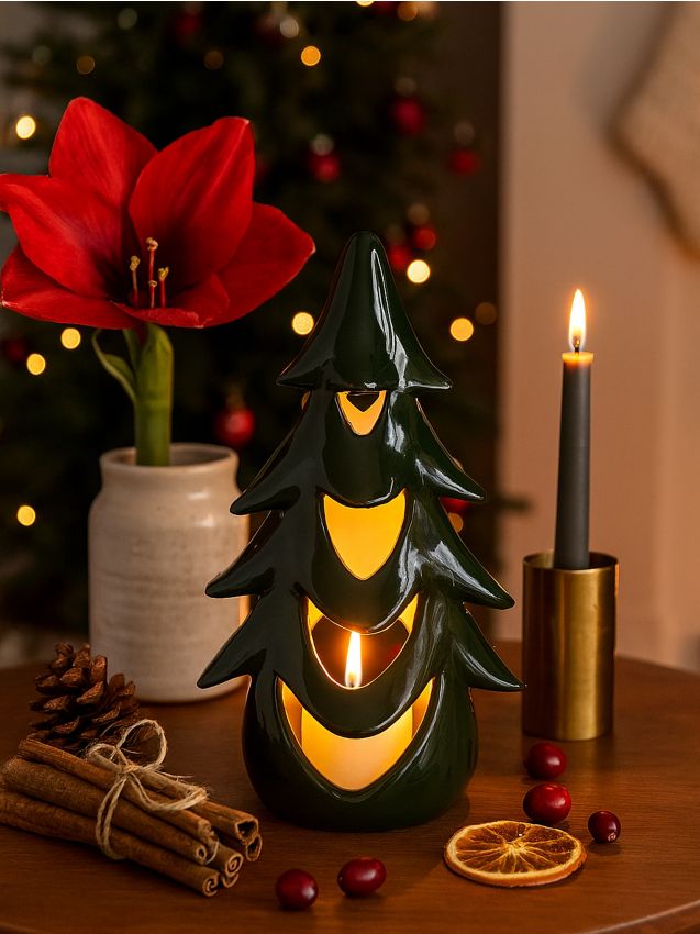 Sinsay - Svietnik v tvare stromčeka - zelená