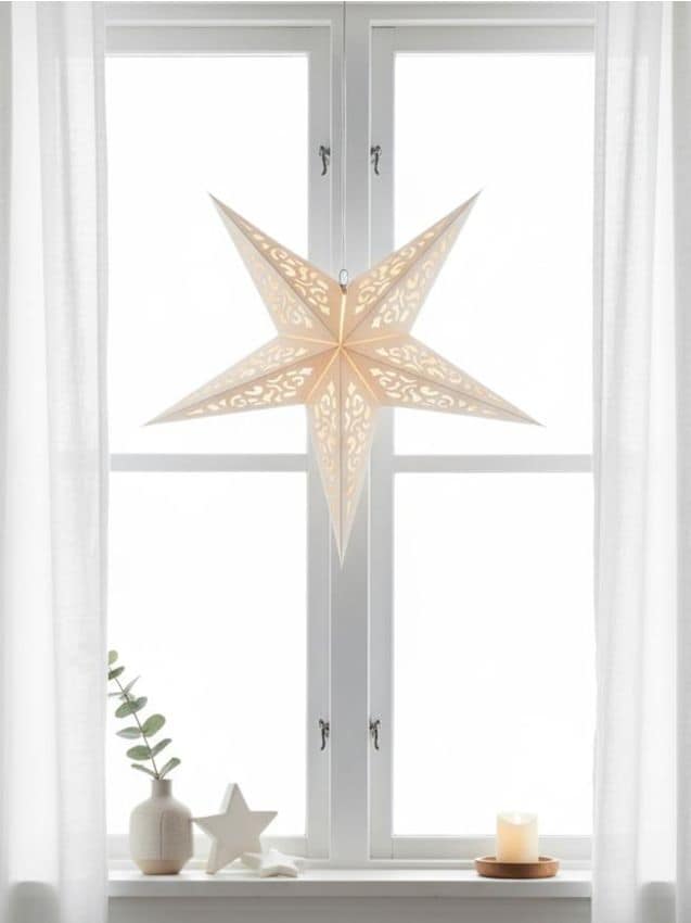 Sinsay - LED lampička v tvare hviezdy - svetlošedá