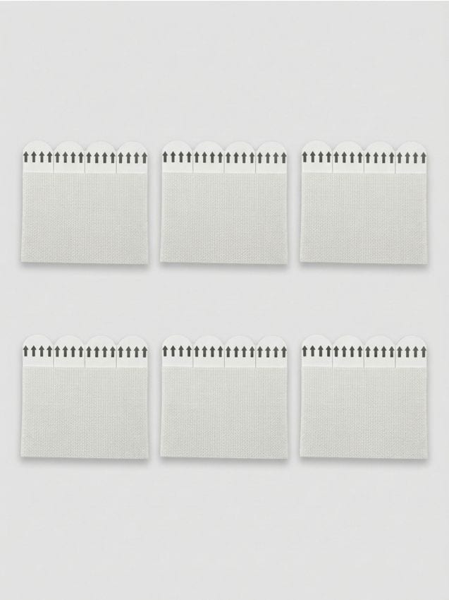 Sinsay - Benzi autoadezive cu scai pentru fixare 18 pack - alb