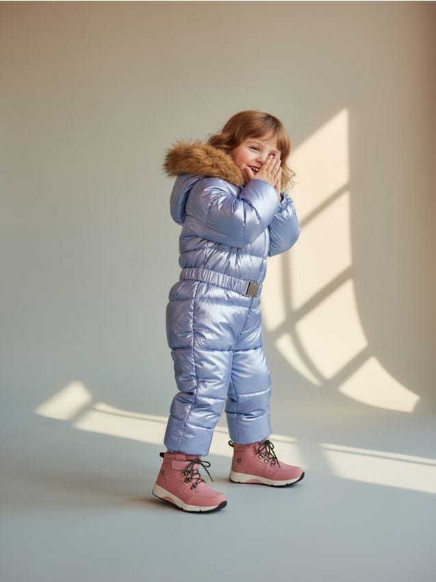 Sinsay - Kombinéza s kapucňou - hyacintová