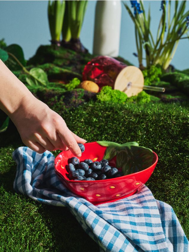 Sinsay - Bol ceramic în formă de căpșună - roșu