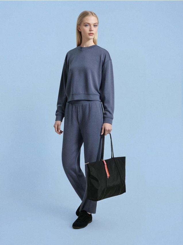 Sinsay - Shopper kabelka - čierna