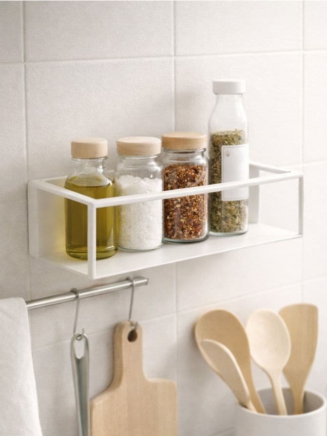 Sinsay - Policioară de perete metalică - alb