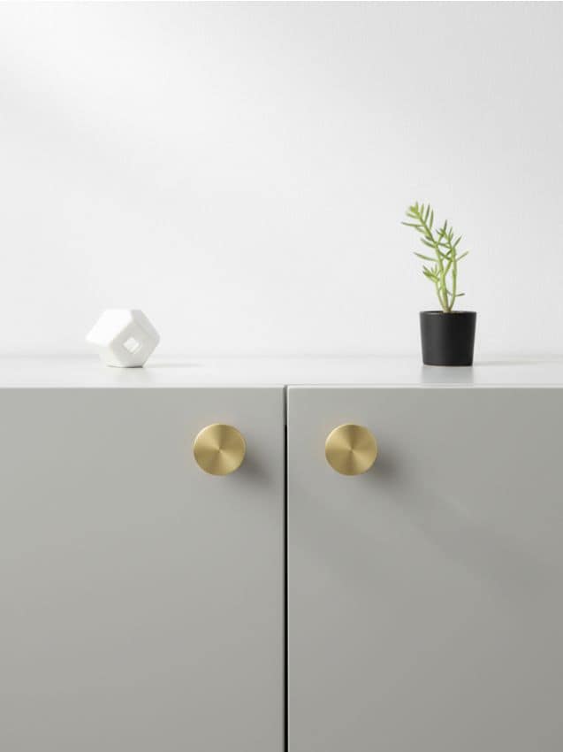 Sinsay - Súprava 2 úchytiek na nábytok - zlatá