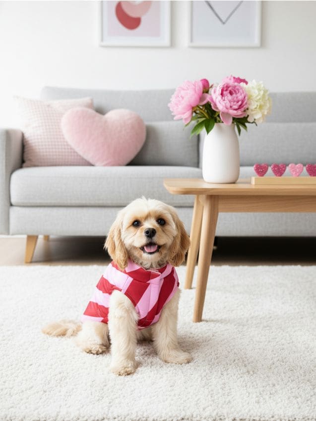 Sinsay - Hăinuță de Valentine’s pentru animal de companie cu dungi - multicolor