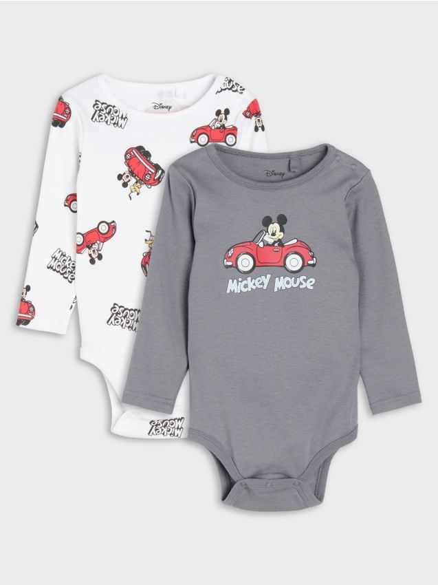 Sinsay - Pamučni bodiji s motivom Mickey Mouse 2 komada