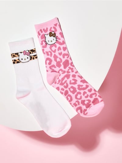 Шкарпетки з бавовною 2 pack Hello Kitty