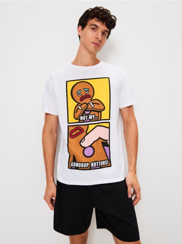 Sinsay - Dvojdielne pyžamo s potlačou Shrek - viacfarebná