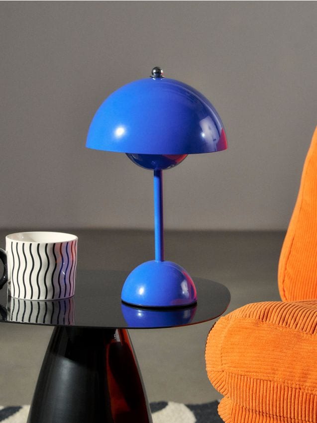 Sinsay - Stolová lampa - sivomodrá