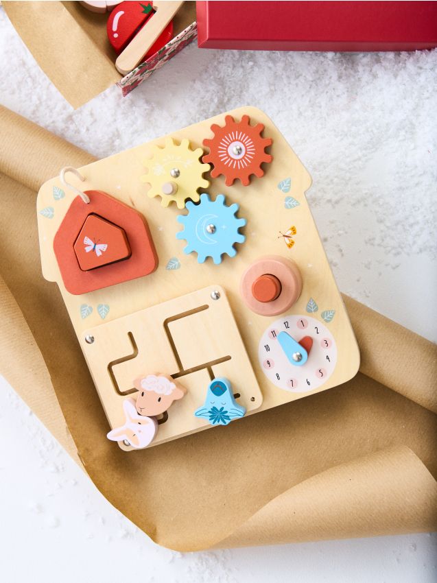 Sinsay - Drevená senzorická tabuľa - viacfarebná